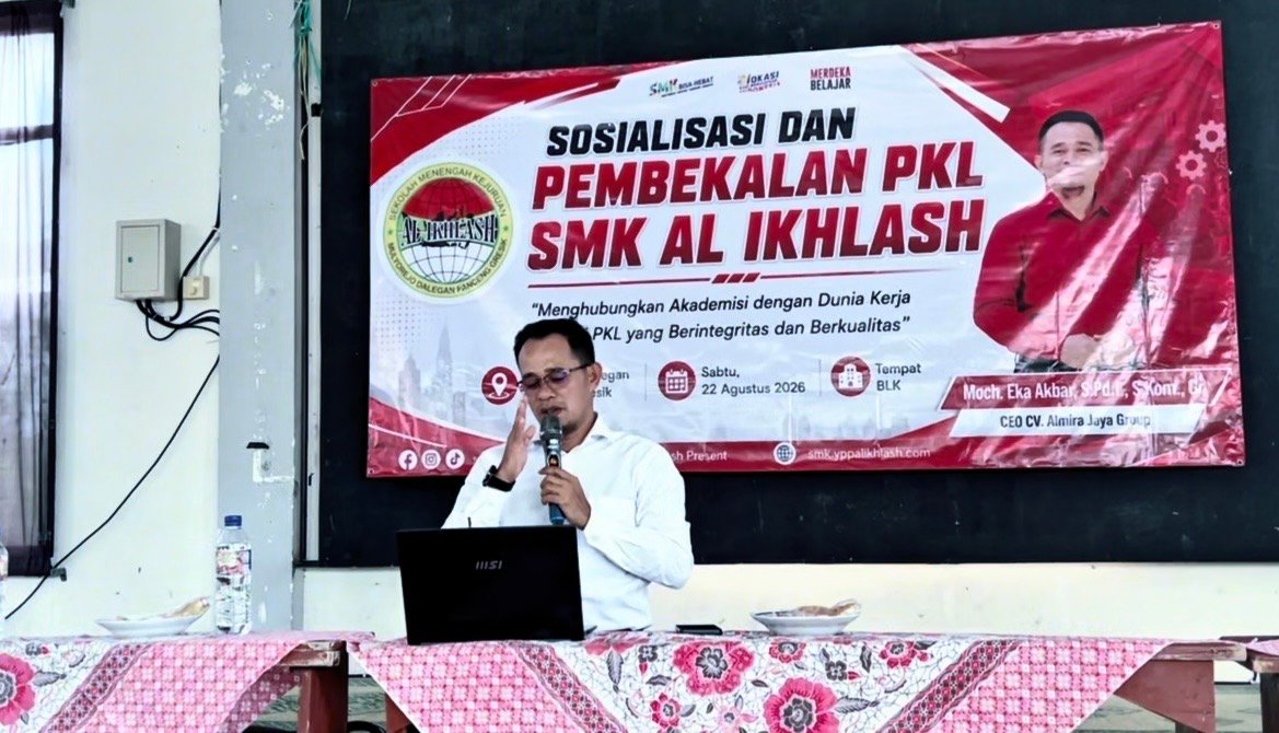 Siap Terjun ke Dunia Industri, SMK Al Ikhlash Gresik Bekali Siswa dan Wali Murid Lewat Pembekalan PKL 2026–2027