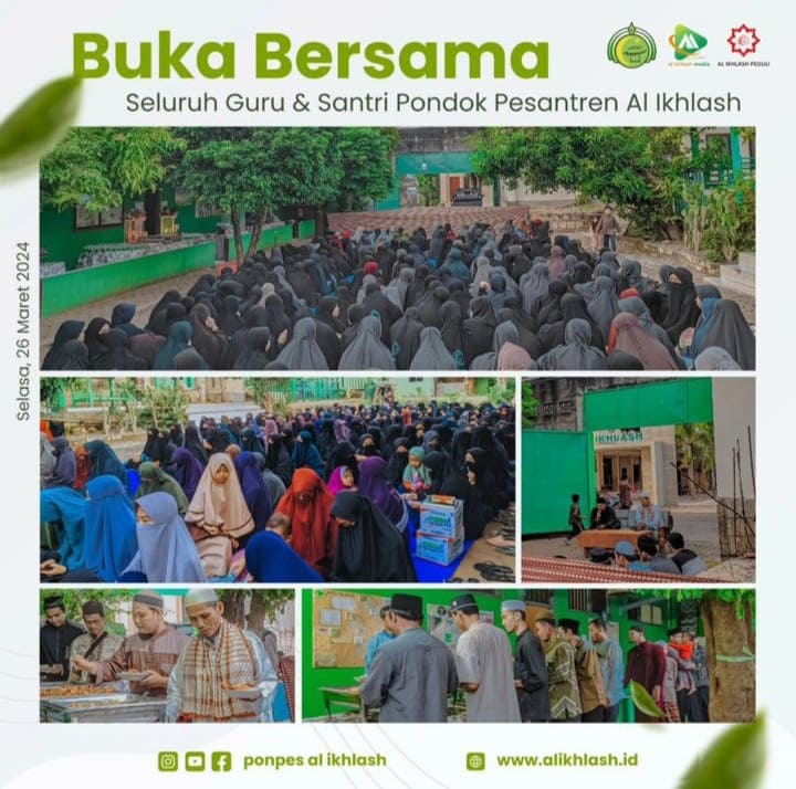 Buka Bersama Seluruh Guru & Santri Ponpes Al-Ikhlash Putri