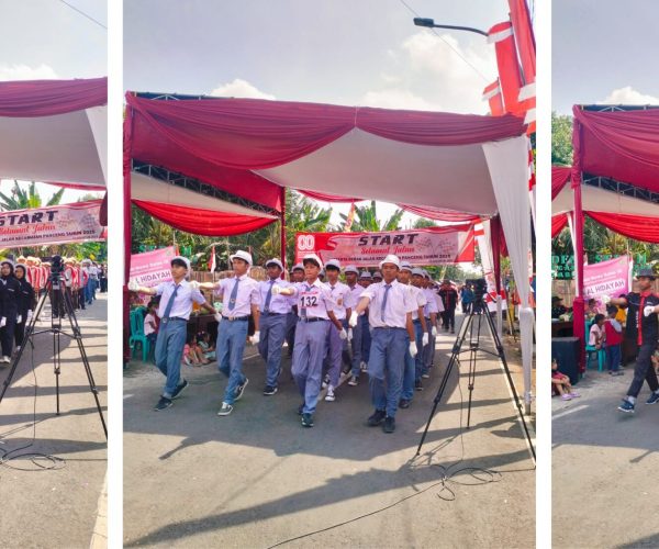 Meriahkan Lomba Gerak Jalan HUT RI ke-80, SMK Al Ikhlash Terjunkan 3 Peleton