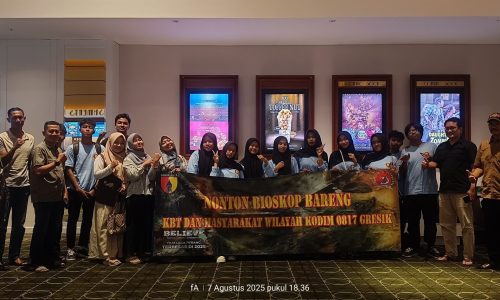 Nonton Bioskop Bareng Kodim 0817 Gresik: “Believe” Bakar Semangat Siswa Raih Mimpi!