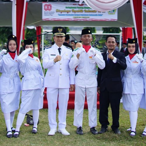 Upacara HUT RI ke-80, siswa SMK dipercaya mengisi barisan Pasukan Pengibar Bendera